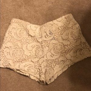 Lace shorts